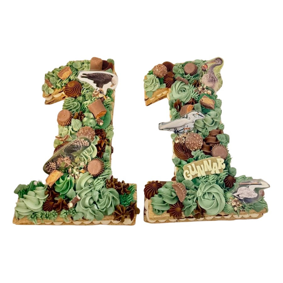 Numbered Cookie Cake